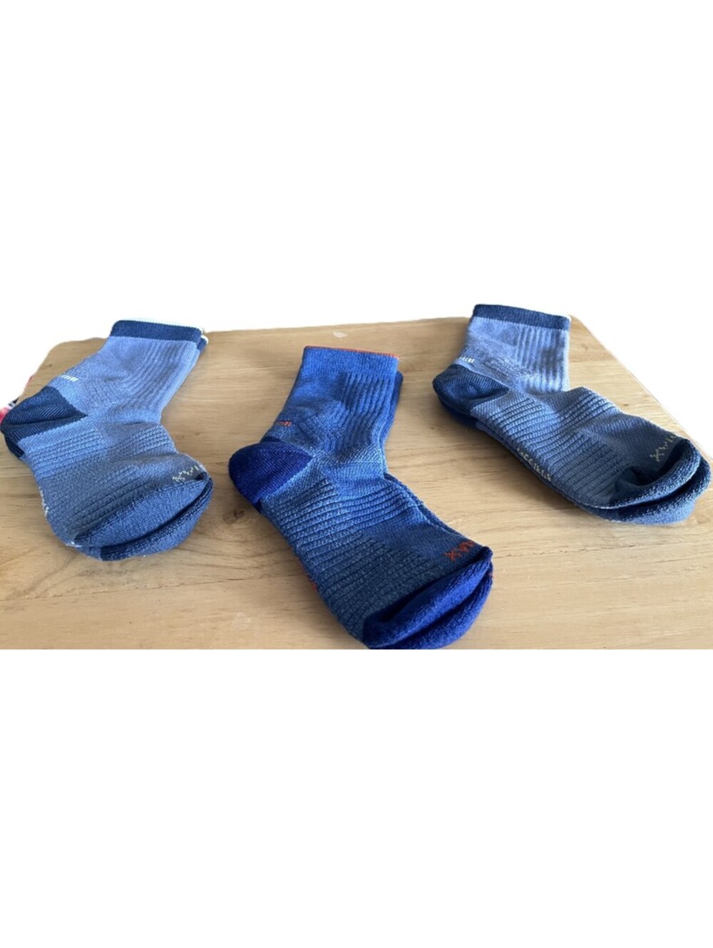 Juclise Merino Wool Blend Socks Targeted Cushion, Compression Blue New Open Box